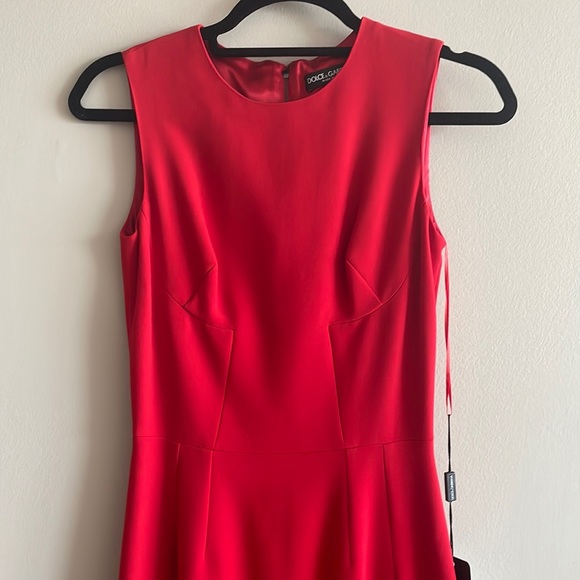 Dolce & Gabbana Red Sleeveless Sheath Dress - Picture 3 of 12